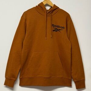 NEW Reebok Men's Pursuit Hoodie Nubuck Brown Casual Soft Pullover